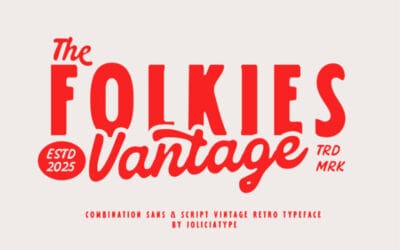 Folkies Vantage Font