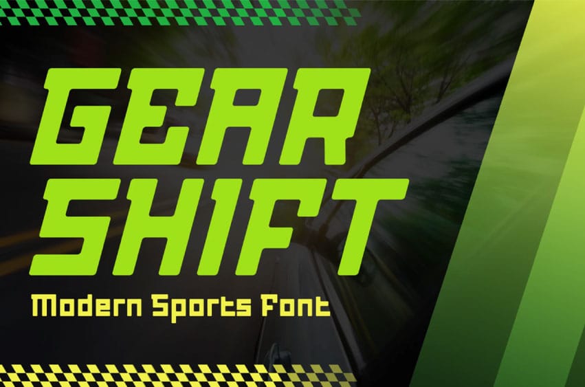 Gear Shift Font