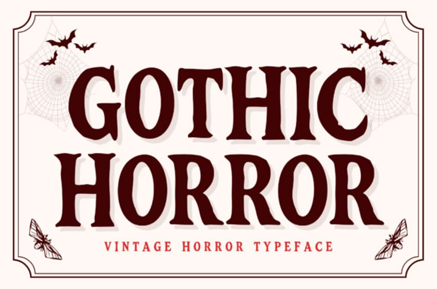 Gothic Horror Font