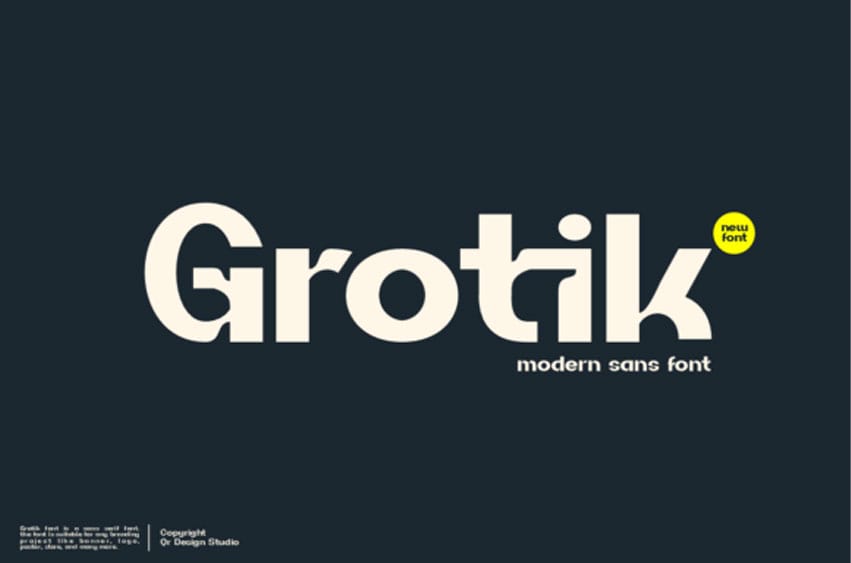 Grotik Font