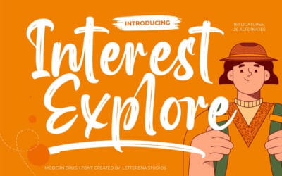Interest Explore Font