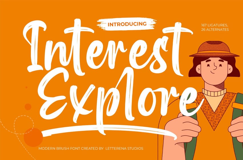 Interest Explore Font