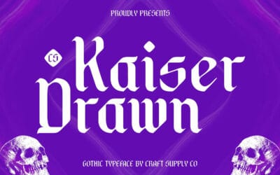 Kaiser Drawn Font