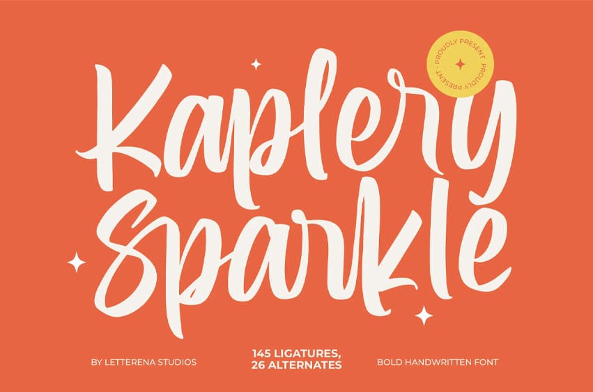 Kaplery Sparkle Font