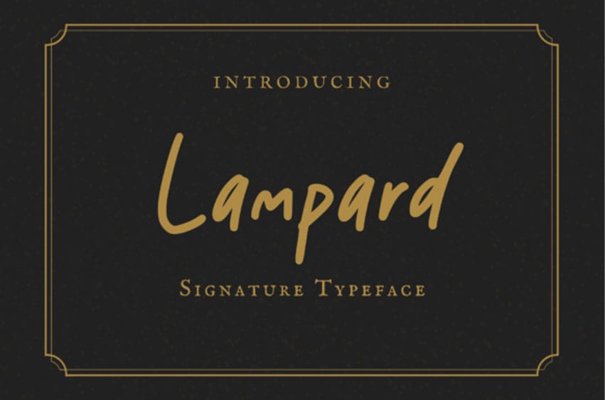 Lampard Font