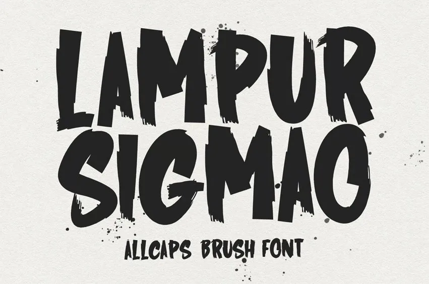 Lampur Sigmao Font