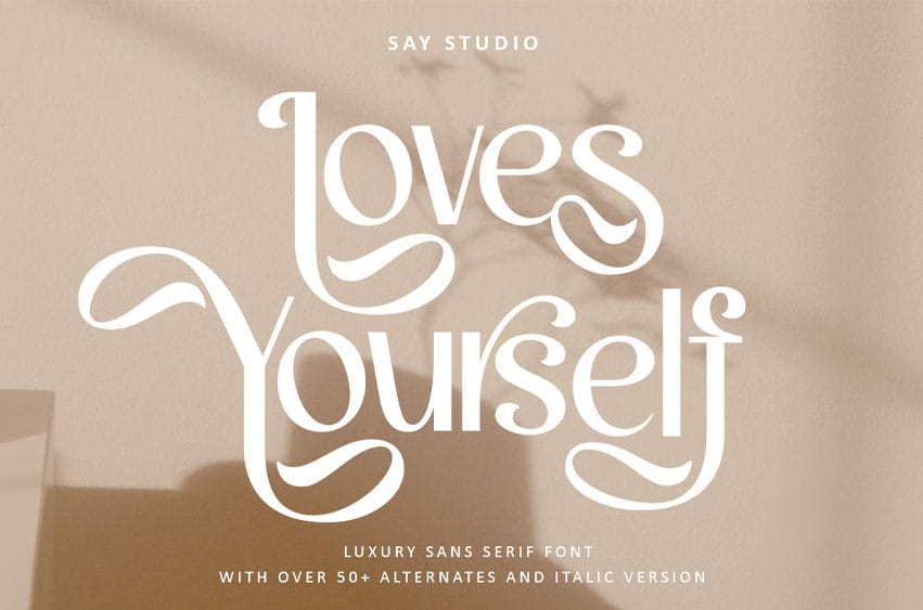 Loves Yourself Font