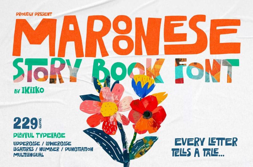 Maroonese Font