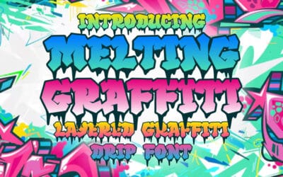 Melting Graffiti Font