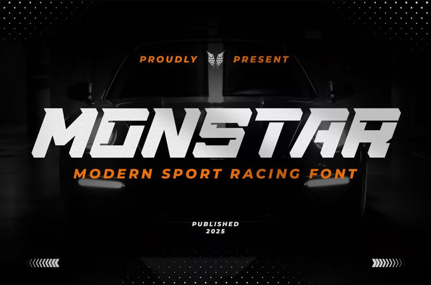 Monstar Racing Font