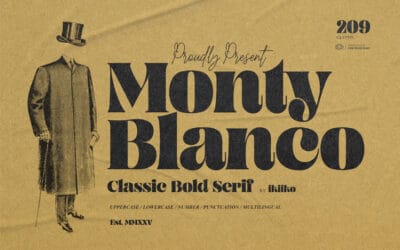 Monty Blanco Font