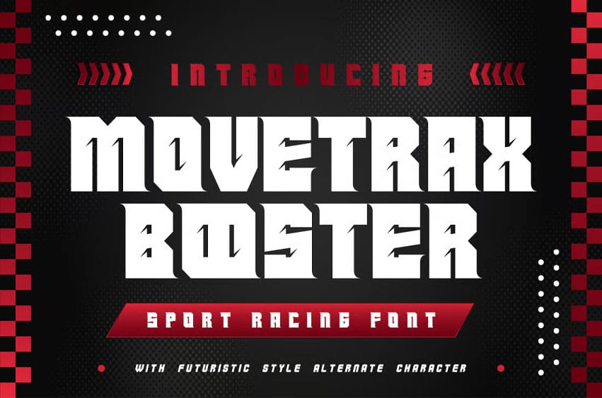 Movetrax Booster Font