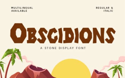 Obscidions Font