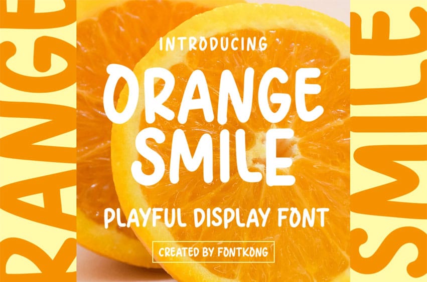 Orange Smile Font