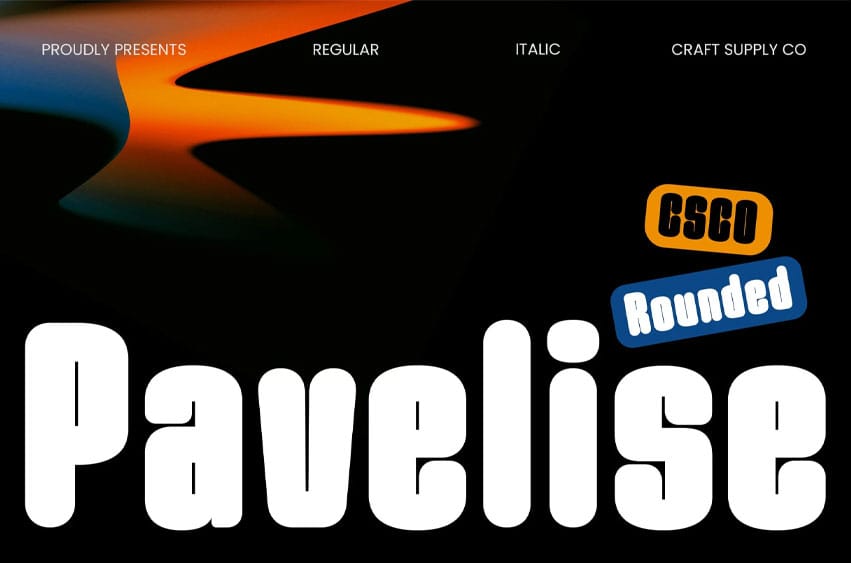 Pavelise Rounded Font