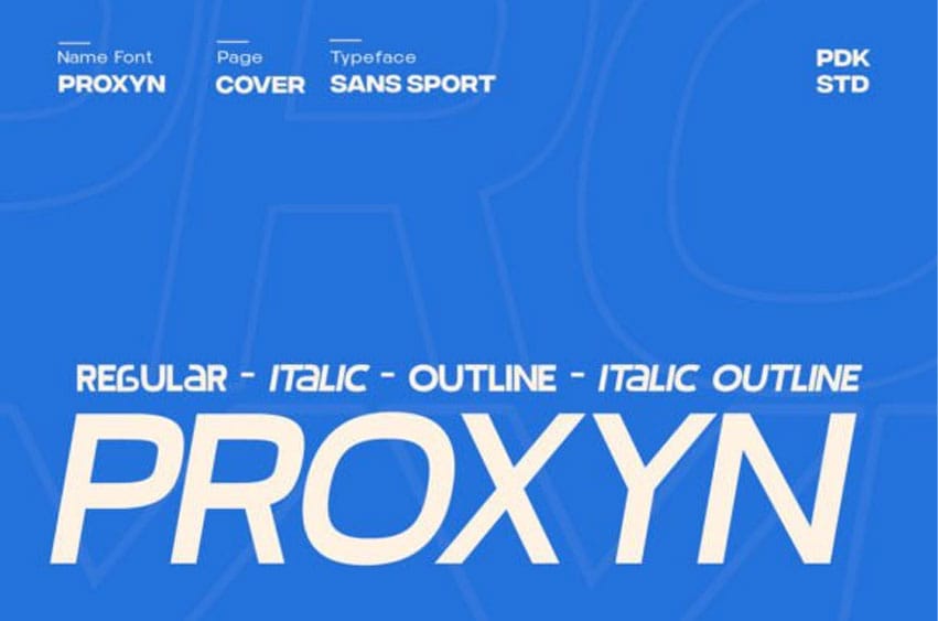 Proxyn Font