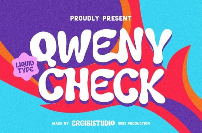 Qweny Check Font
