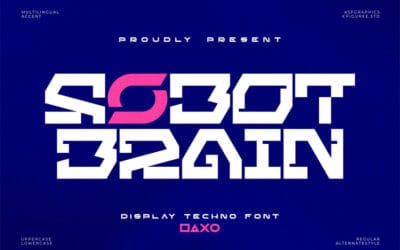 Robot Brain Font