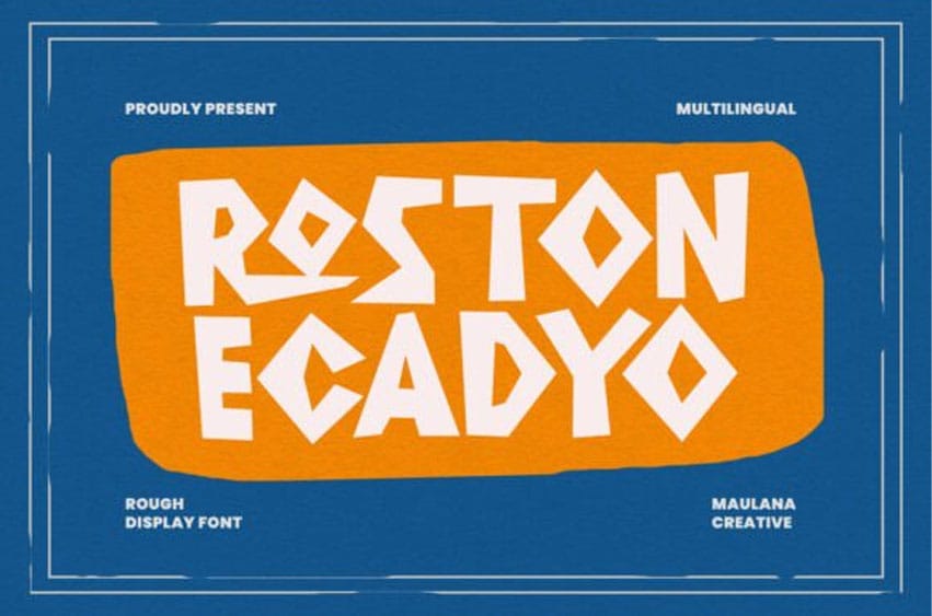 Roston Ecadyo Font