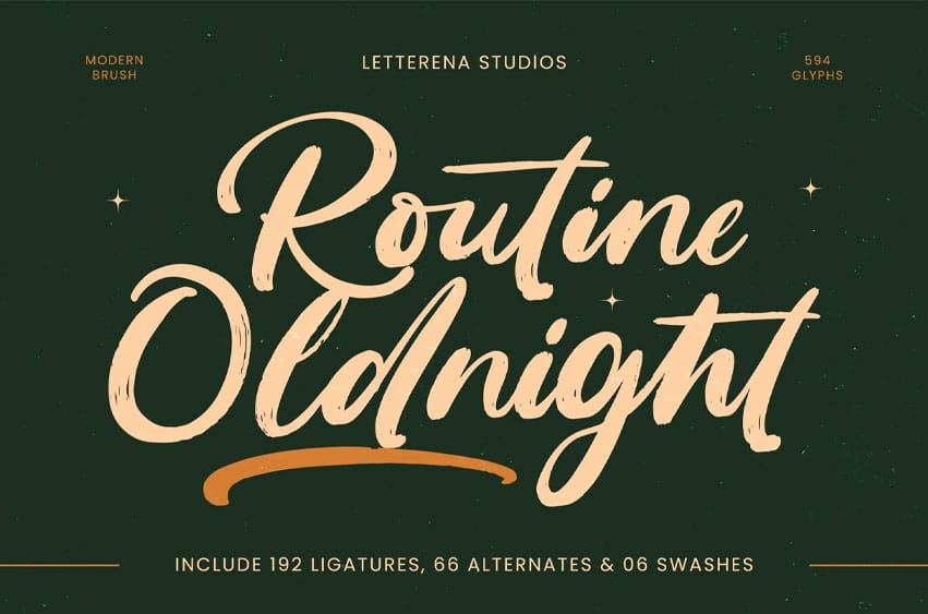 Routine Oldnight Font