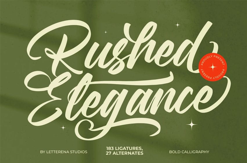 Rushed Elegance Font