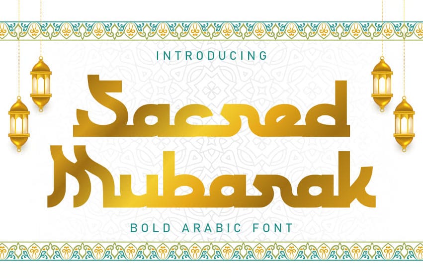 Sacred Mubarak Font