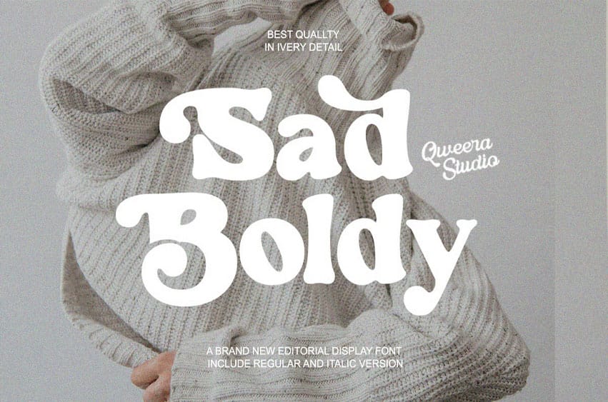 SadBoldy Font
