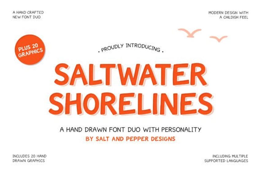 Saltwater Shorelines Font