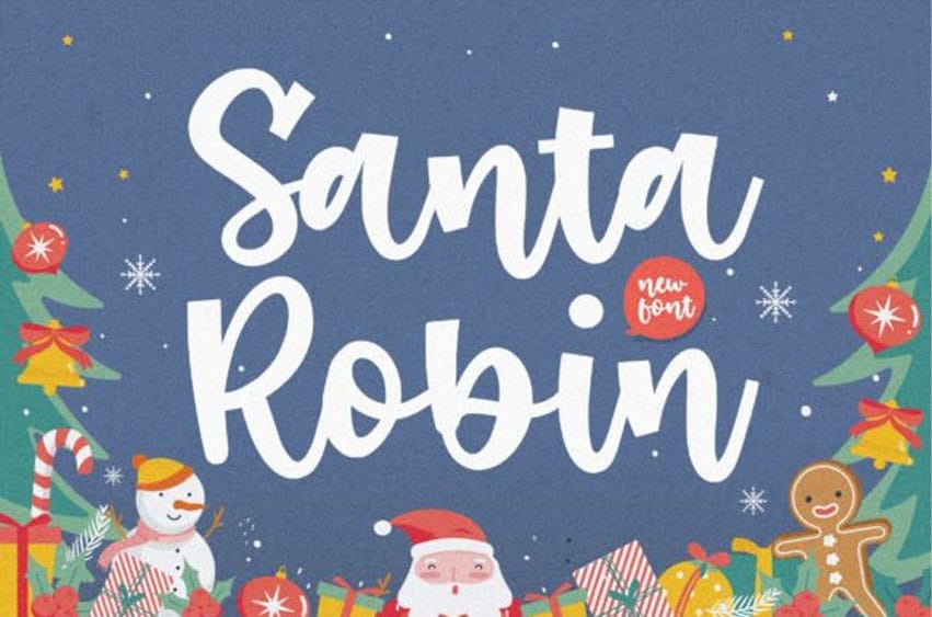 Santa Robin Font