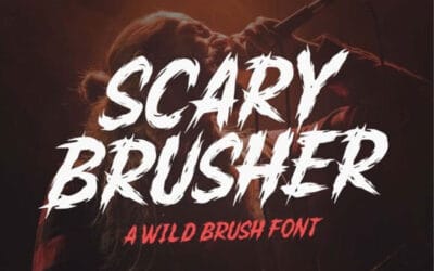 Scary Brusher Font