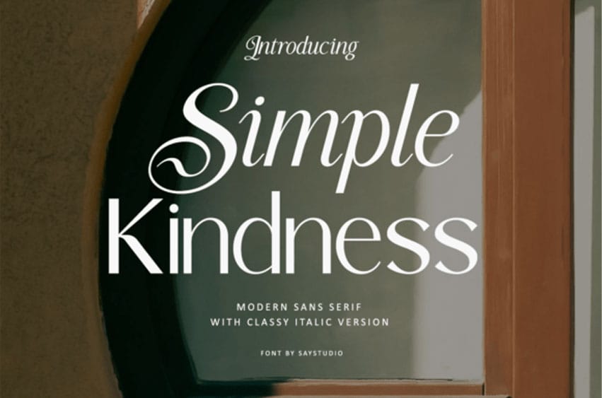 Simple Kindness Font