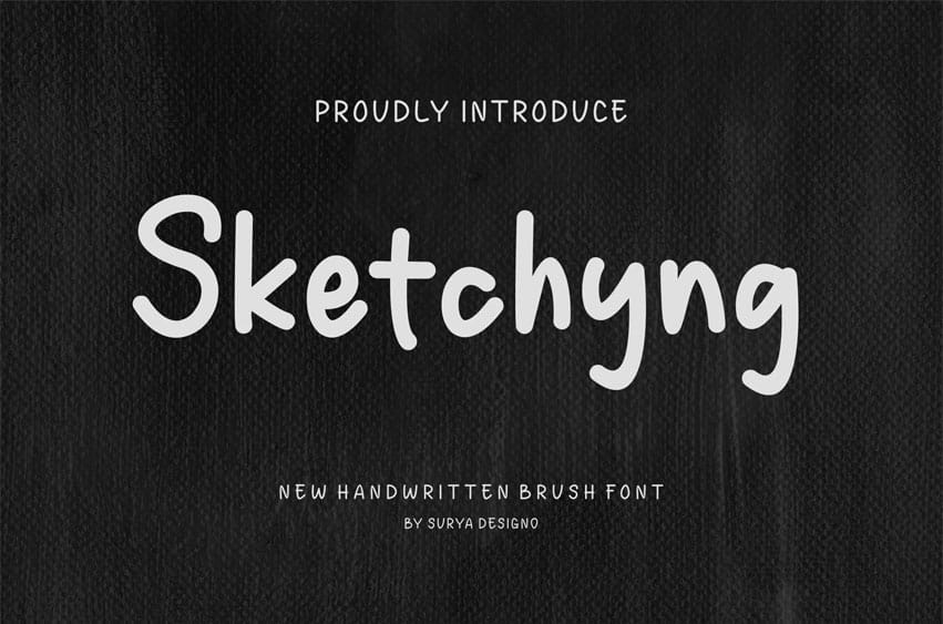 Sketchyng Font