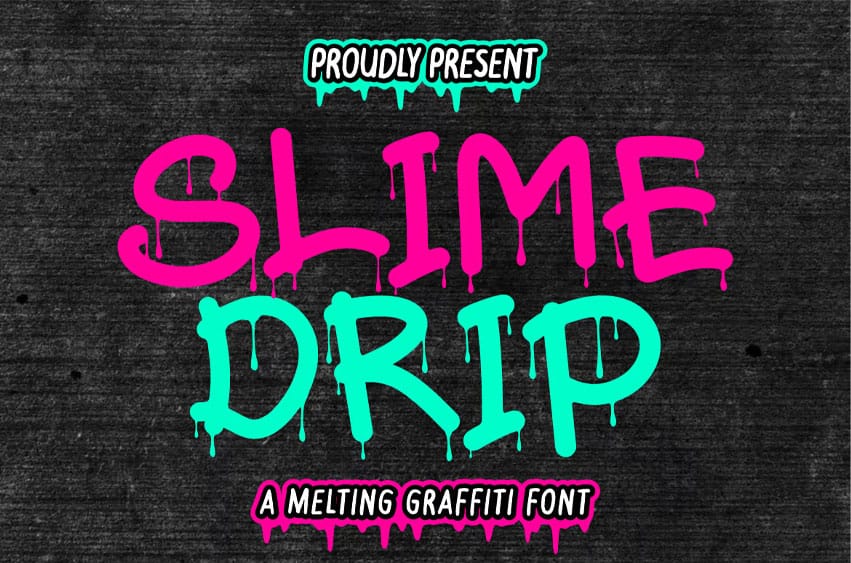 Slime Drip Font