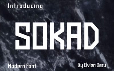 Sokad Font