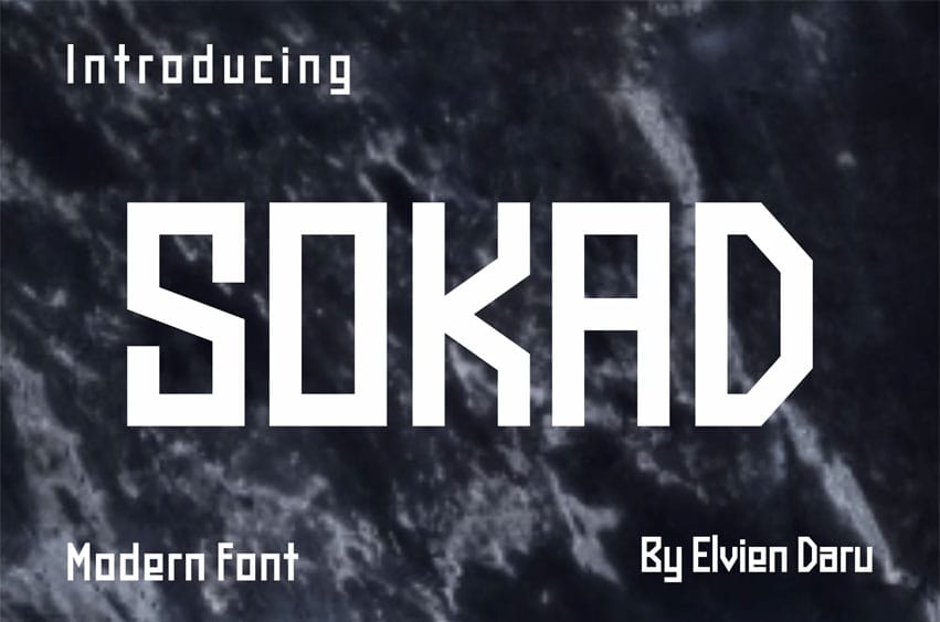 Sokad Font