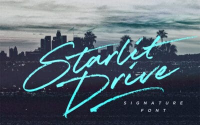 Starlit Drive Font