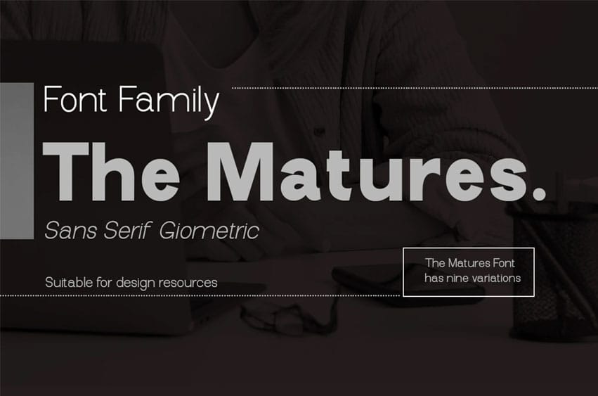 The Matures Font