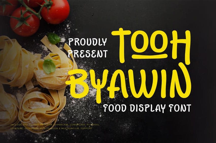 Tooh Byawin Font