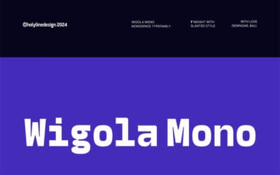 Wigola Mono Font