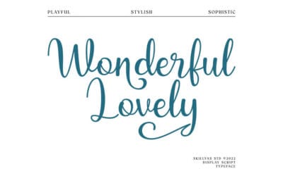 Wonderful Lovely Font