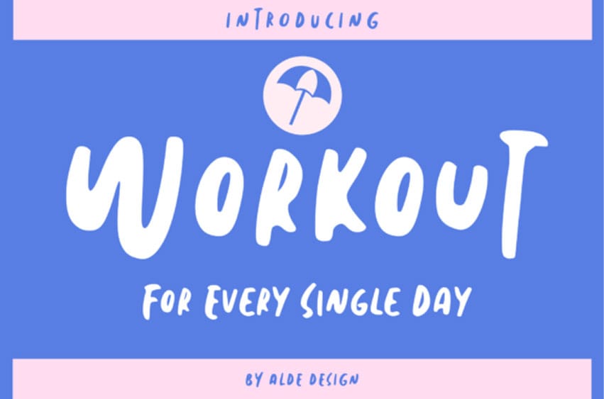 Workout Font