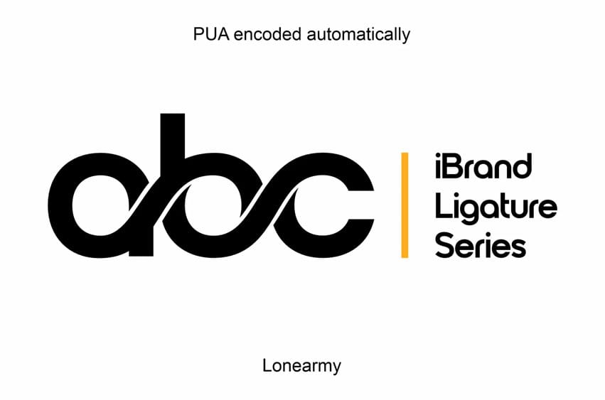iBrand Ligature Font