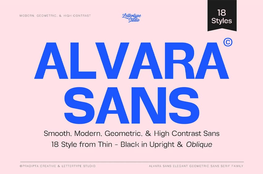 Alvara Sans Font