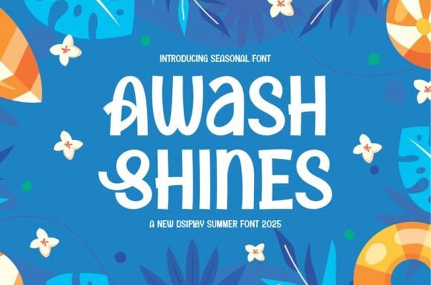 Awash Shines Font