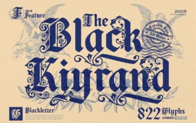 Black Kiyrand Font