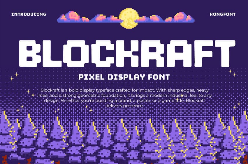Blockraft Font