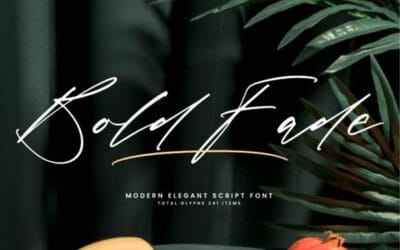 Bold Fade Font