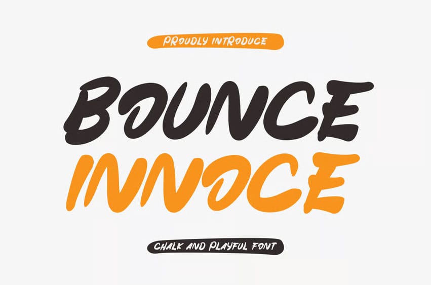 Bounce Innoce Font