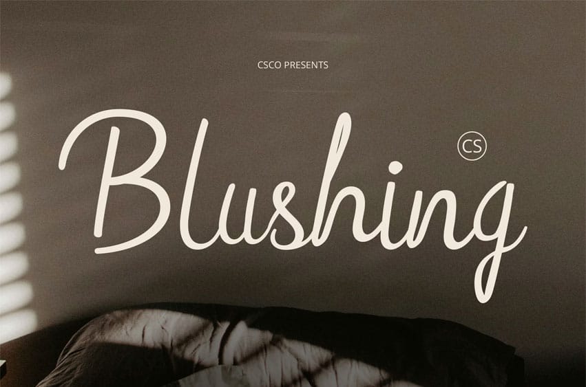 CS Blushing Font