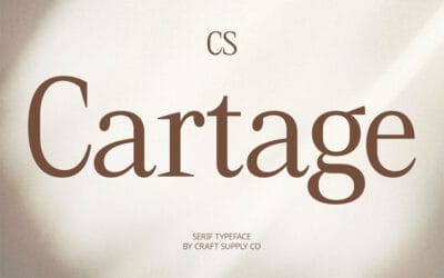 CS Cartage Font